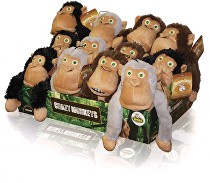 E-shop Hračka pes Crazy monkey hnedá 36cm
