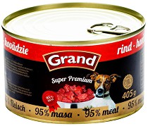 GRAND konz. Superpremium pes hovädzie 405g + Množstevná zľava