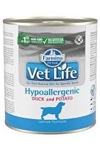 Vet Life Natural Dog Cons. Hypoaller Duck&Potato 300g + Množstevná zľava