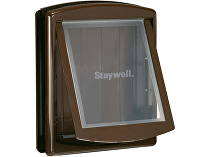 Plastové dvere hnedé STAYWELL 775 47x39cm 1ks