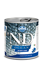 E-shop N&D DOG OCEAN Adult Sea Bass & Squid 285g + Množstevná zľava zľava 15% 1+1 zadarmo