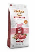 Calibra Dog Life Starter&Puppy Fresh Beef 12kg + barel zadarmo