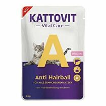 E-shop Kattovit Cat Vital Care Anti Hairball lososová kapsička 85g + Množstevná zľava
