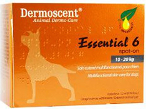 Dermoscent Essential 6 spot-on pre mužov 4x1,2ml 10-20kg