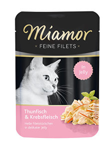Miamor Cat Filet z tuniaka+krab 100g