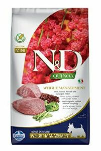 N&D Quinoa DOG Weight Mnmgnt Lamb & Broccoli Mini 2,5kg
