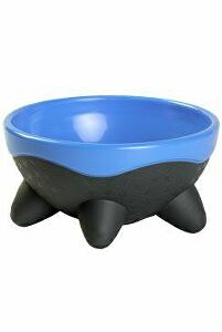 Plastová miska pre psov UFO 750ml modrá KW