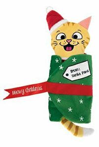 Kong hračka pre mačky Vianočná mačka v deke Kruuse 1ks