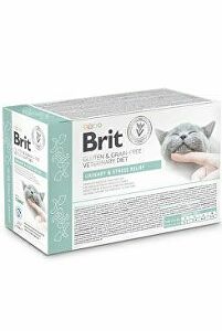 Brit VD Cat Pouch filé v omáčke Urinary+Stress12x85g