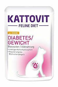 Kattovit Cat Diabetes/Gewicht chicken pocket 85g