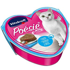 Vitakraft Cat Poésie cons. želé losos a špenát 85g