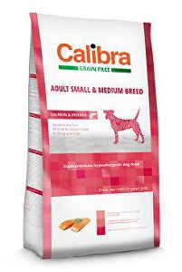 Calibra Dog GF Adult Medium & Small Salmon 2kg NOVINKA