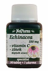 Echinacea 100mg+vit.C+zinok tbl.37tbl MedPharma
