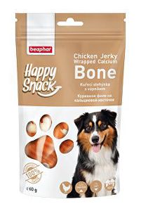 Happy Snack Dog Kuracie stehná s Ca (60g)