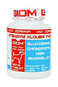 Giom dog Intenzívna kĺbová výživa 180 tbl+10%zdarma
