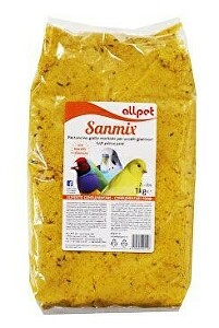 Krmivo pro Ptáky SANMIX, vlhké, vaječné 1kg sáček