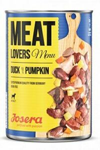 Josera Dog cons.Meat Lovers Menu Kačka s tekvicou 400g