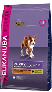 Eukanuba Dog Puppy&Junior Medium 3kg