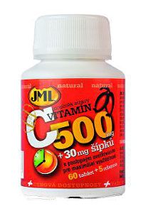 Vitamín C prírodný so šípkami JML 500mg 60tbl