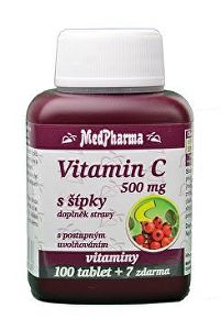 Vitamín C so šípkami 1000mg MedPharma 100tbl +7zdarma