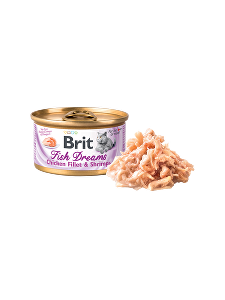 Brit Cat Consort Brit Fish Dreams Chicken & Shrimps 80g