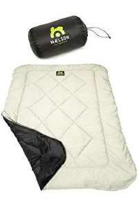 Cestovná deka čierno-béžová 80x45 cm Maelson