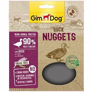 GIMDOG Superfood Duck Nuggets so zeleným čajom 55g