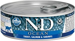 N&D CAT OCEAN Adult Trout & Salmon & Shrimps 80g