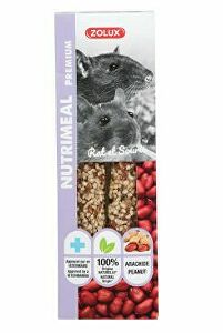 NUTRIMEAL STICK arašidová pochúťka pre myši/potkany 125g