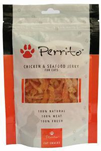 Perrito Chicken&Seafood jerky pre mačky 100g