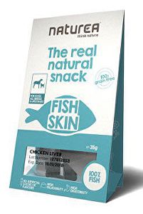 Naturea treats Prírodný snack pre psov rybia koža 35g