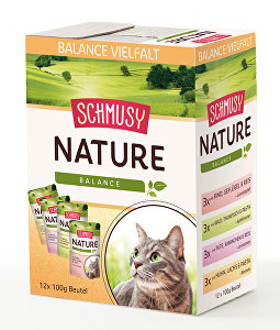 Schmusy Cat Nature Menu kapsička 4x3x100g multipack
