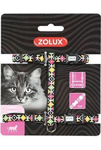 Postroj pre mačky ARROW nylon čierny Zolux