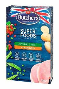 Butcher's Dog Superfoods GF morčacie mäso+ brusnice 320g