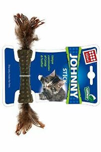 Hračka pre mačky GiGwi Johnny Stick Catnip s perím