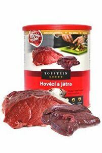 Topstein Hovädzie mäso s pečeňou v konzerve 800 g