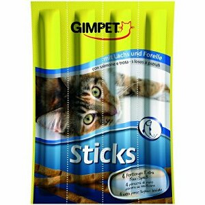Gimpet Snack Sticks losos+pstruh 4ks