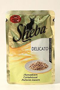 Sheba pocket Delicato kuracie mäso v želé 85g