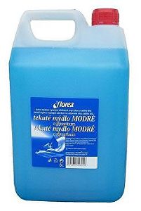 Tekuté mydlo Florea modré 5l