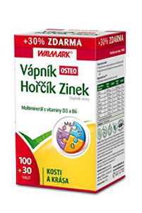 Vápnik Horčík Zinok Osteo Walmark 100tbl+30tbl