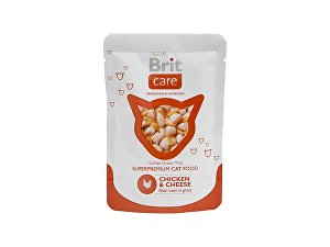 Brit Care Cat Chicken & Cheese Pouch 80g