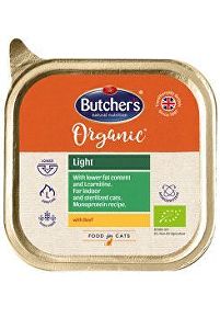 Butcher's Cat Organic Light s hovädzím mäsom 85g