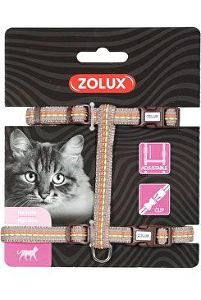 Postroj pre mačky TEMPO nylon čokoládový Zolux