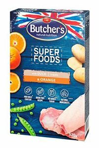 Butcher's Dog Superfoods GF kačica + pomaranč 320g