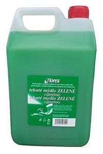 Tekuté mydlo Florea zelené 5l