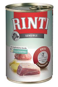 Rinti Dog konzerva Sensible kačica+králik+zemiaky