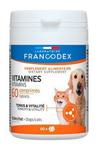 Francodex Vitamíny pes, mačka 60tab
