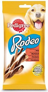 Pedigree Rodeo pochúťka z hovädzieho mäsa 8ks 140g