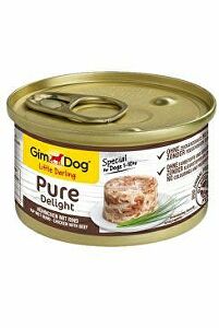 Gimdog Pure delight cons. kuracie mäso s hovädzím 85g