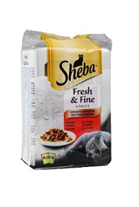 Sheba Pocket Fresh Fine Exclusive Selection 6x50g